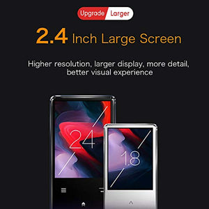 16GB Lettore MP3 con Bluetooth 4.2, Supereye 2.4 Pollici Portatile M2