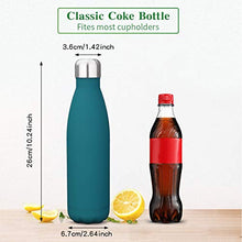Carica l&#39;immagine nel visualizzatore di Gallery, king do way Portatile Borraccia in Acciaio Inox Termica Bottiglia d&#39;Acqua...