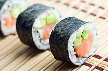 Carica l&#39;immagine nel visualizzatore di Gallery, Foglie di alga Nori fame riso, qualità ORO, per Maki Sushi, 50 50 pezzi