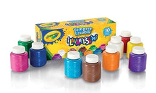 Carica l&#39;immagine nel visualizzatore di Gallery, CRAYOLA I Lavabilissimi - 10 Tempere Lavabili per Bambini, Confezione da 10 Barattolini da 59 ml, per lavoretti e decorazioni, Età Consigliata: da 3 Anni