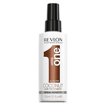 Carica l'immagine nel visualizzatore di Gallery, Uniqone All in One Coconut Hair Treatment Spray senza Risciacquo,...