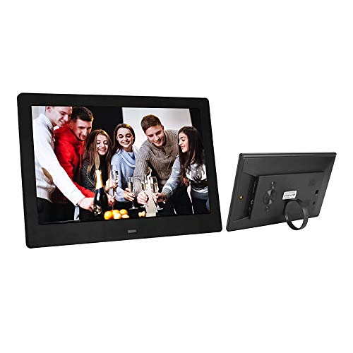 Cornice fotografica digitale, schermo elettronico 16: 9 LED HD, 1024 x 600...