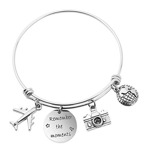 Ensianth - Braccialetto con ciondoli a tema Remember the moments Bracelet - Ilgrandebazar