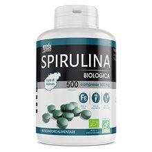 Carica l'immagine nel visualizzatore di Gallery, Spirulina Biologica 500mg - 500 compresse