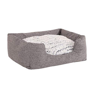 Dibea Cuccia letto per cani 60 x 50 cm (L x L, dimensioni esterne), Grigio - Ilgrandebazar