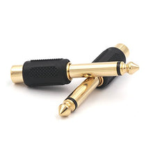 Carica l&#39;immagine nel visualizzatore di Gallery, VCE 6 Pezzi Audio adattatore/connettore RCA jack maschio 6.3mm mono spina /...