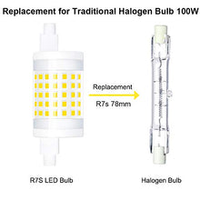 Carica l&#39;immagine nel visualizzatore di Gallery, Bonlux R7s 78mm LED Dimmerabile 10W Bianco Dimmerabile, Calda - Ilgrandebazar