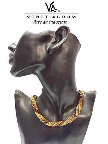 Venetiaurum - Collana Multifili Da Donna Con Argento 925 - Gioiello Made In...