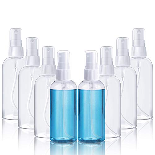 8 * 100ML Fenvella Flaconi Vuoti 100ml Trasparente Plastic Bottiglia a...