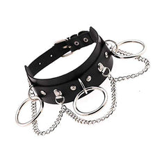 Carica l&#39;immagine nel visualizzatore di Gallery, 1 Pezzo Trend PU Catena Clavicola,O-Ring Clavicola, Collana O-Ring... - Ilgrandebazar