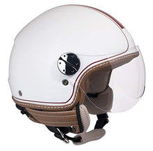 Carica l&#39;immagine nel visualizzatore di Gallery, CGM 109V Santa Monica Casco demi jet, Bianco, M M (57cm), Bianco bordeaux