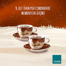 Carica l&#39;immagine nel visualizzatore di Gallery, Pan di Stelle Gift Box, Idea Regalo con Due Tazze Medie in Ceramica by Thun e Sacchetto di Biscotti Pan di Stelle 350 g in Edizione Limitata
