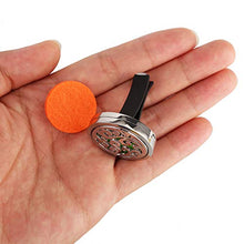 Carica l&#39;immagine nel visualizzatore di Gallery, OOTSR 2pcs Diffusore di oli essenziali per aromaterapia auto, in acciaio... - Ilgrandebazar