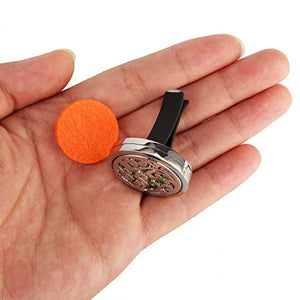 OOTSR 2pcs Diffusore di oli essenziali per aromaterapia auto, in acciaio... - Ilgrandebazar