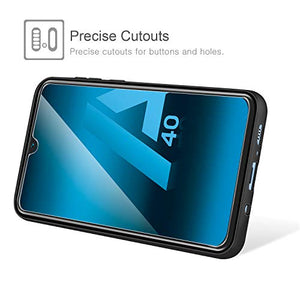 ivencase Cover Samsung Galaxy A40 & Pellicola Protettiva in Vetro Temperato,...