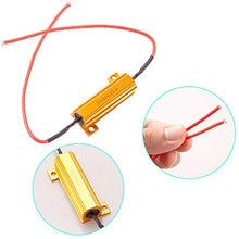 Carica l&#39;immagine nel visualizzatore di Gallery, Kinstecks 4PCS 50W 6Ohm Resistori di carico a LED Resistenza segnale a...