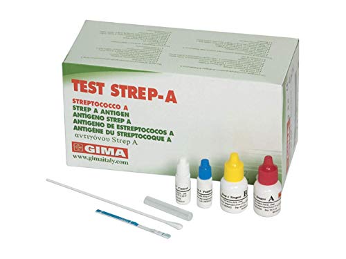 Gima - Strep-A, Striscia per Test Streptococco A, Rapid Test,... - Ilgrandebazar