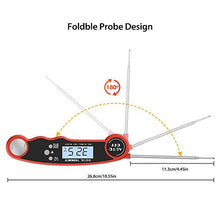Carica l&#39;immagine nel visualizzatore di Gallery, Elekin Termometro Cucina,Termometro da Carne Digitale Cucina