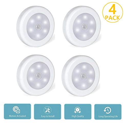 Foonii Set 4 pezzi Luce Notturna Sensore di Movimento con magnetica,... - Ilgrandebazar