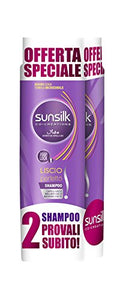 Sunsilk Shampoo Capelli Lisci - Pacco da 2 x 250 ml - Ilgrandebazar