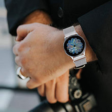 Carica l'immagine nel visualizzatore di Gallery, Vodtian Cinturino per orologio da polso in acciaio inox, 20 20 mm, Argentato