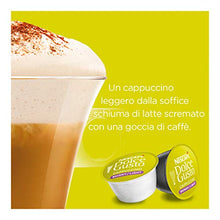 Carica l&#39;immagine nel visualizzatore di Gallery, Nescafé Dolce Gusto Cappuccino Light, 3 Confezioni da 16 Capsule (48 Capsule)