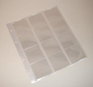 5 Numismatic Prophila Kobra Coin Sheets, 12 Pockets up to 44 mm Diameter - Ilgrandebazar