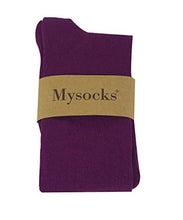Carica l&#39;immagine nel visualizzatore di Gallery, Mysocks Calzini alti al ginocchio unisex 37-41, Viola - Ilgrandebazar