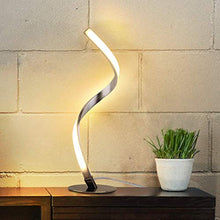 Carica l&#39;immagine nel visualizzatore di Gallery, Albrillo lampada da tavolo a spirale, moderna letto a LED, Spirale - Ilgrandebazar
