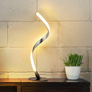 Albrillo lampada da tavolo a spirale, moderna letto a LED, Spirale - Ilgrandebazar