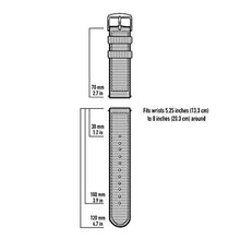 Carica l'immagine nel visualizzatore di Gallery, Archer Watch Straps | Premium Cinturino di Nylon Ricambio Sgancio 20mm, Nero - Ilgrandebazar