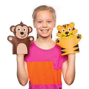 Baker Ross Puzzle in legno con animali della giungla (confezione da 4) -... - Ilgrandebazar