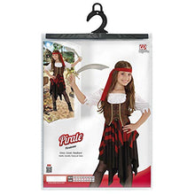 Carica l&#39;immagine nel visualizzatore di Gallery, WIDMANN Piratessa Vestito Corsetto Fascia Per Testa Costumi Completo Bambino... - Ilgrandebazar