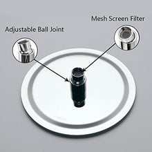 Carica l&#39;immagine nel visualizzatore di Gallery, KUNGYO 304 Acciaio Inox Ultra Sottile Soffione Doccia Docce fisse YX-8YC