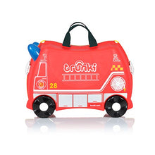 Carica l&#39;immagine nel visualizzatore di Gallery, Trunki Valigia Cavalcabile Per Bambini: Il Pompiero Pompiere Frank (Rosso)
