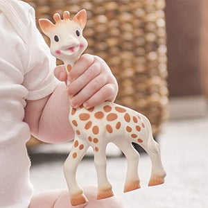 SOPHIE LA GIRAFE, Sophie la giraffa Fresh Touch Box, Giocattolo in gomma naturale al 100% per bambini