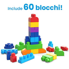 Carica l&#39;immagine nel visualizzatore di Gallery, Mega- Sacca Ecologica Blocchi da Costruzione, Giocattolo per Bambini 1+ Anni, Multicolore, 60 Pezzi, DCH55