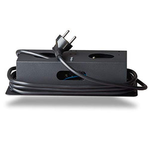 Presa a scomparsa per 3 spine Schuko da incasso con cavo 1,5 m per...