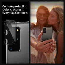 Carica l&#39;immagine nel visualizzatore di Gallery, Spigen, 2Pezzi, Protezione Fotocamera Samsung Galaxy S20 Plus, Copertura Totale, Custodia Compatibile, Durezza 9H, Pellicola Fotocamera Samsung Galaxy S20 Plus (AGL00905)
