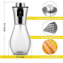 Carica l'immagine nel visualizzatore di Gallery, Spruzzatore Olio 200ml，Oil Sprayer Dispenser con tubo spazzola Aceto/Olio... - Ilgrandebazar