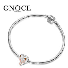 Carica l&#39;immagine nel visualizzatore di Gallery, GNOCE Charm Lupo Elegante in Agento S925 Intelligente Come Un Charms... - Ilgrandebazar