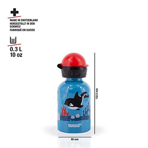 SIGG Orca Family Borraccia bambini (0,3l), alluminio con chiusura...