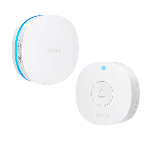 Campanello Senza Fili, Govee 1 Trasmettitore e 1 Ricevitore, Beige - Ilgrandebazar