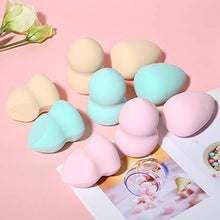 Carica l&#39;immagine nel visualizzatore di Gallery, Spugnette Make Up Spugnetta Soffice Make-up Trucco Makeup Senza Acquamarina