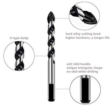 Carica l&#39;immagine nel visualizzatore di Gallery, Set di punte da trapano professionali per gres porcellanato in ceramica,... - Ilgrandebazar