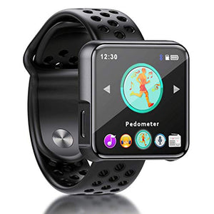 Lettore MP3 Bluetooth 4.2, 16 GB lettore de Full Touch Schermo con Black