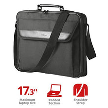 Carica l&#39;immagine nel visualizzatore di Gallery, Trust Atlanta Borsa per Portatile, Fino a 17.3 Pollici, Nero 17&quot;