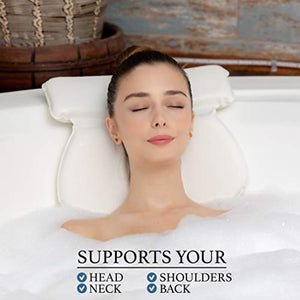 Cuscino da bagno supporto per collo e poggiatesta ... - Vicedeal Cuscino da bagno supporto per collo e poggiatesta ... - Vicedeal