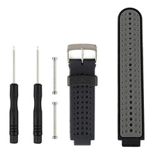 Carica l&#39;immagine nel visualizzatore di Gallery, Fit-power Cinturino di Ricambio per smartwatch Garmin Forerunner Black&amp;Grey - Ilgrandebazar