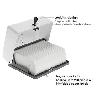 Anself CHUANGDIAN Distributore Carta Asciugamani Parete Bagno White - Ilgrandebazar